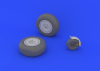 Eduard 632024 Ju 88 wheels late 1/32 (Revell)